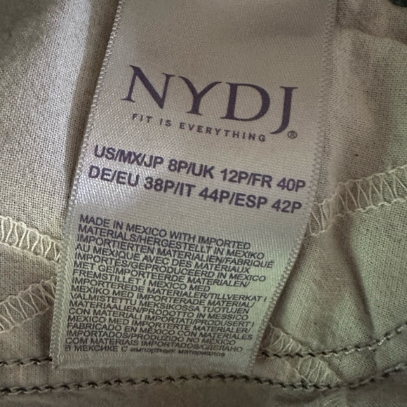 NYDJ Not Your Daughters Jeans Size 8P Black Marilyn Straight Jeans Stretchy - Picture 10 of 16